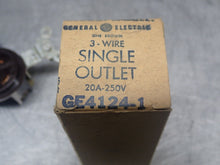 Load image into Gallery viewer, General Electric GE4124-1 Single Outlet 20A 250V 3 Wire New (Lot of 5)
