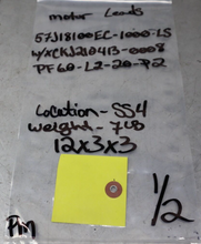 Load image into Gallery viewer, 57J18100EC-1000-LS Motor W/ XCKJ210413-0008 PF60-L2-20-P2 Gear Box Used See Pics
