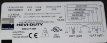 Load image into Gallery viewer, SOLA Hevi-Duty CE1500MH 1.5KVA 50/60Hz Transformer New Old Stock See All Pics
