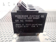 Load image into Gallery viewer, Heinemann AM333 15A 250VAC 50/60Cy Cur. 4 Circuit Breaker 3-Pole Used Warranty
