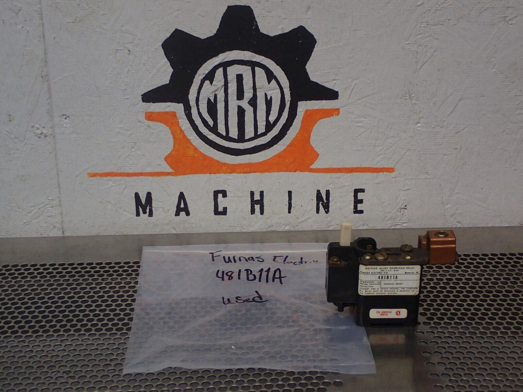 Furnas 48IB11A Thermal Overload Relay 600VAC Manual Reset Used With Warranty