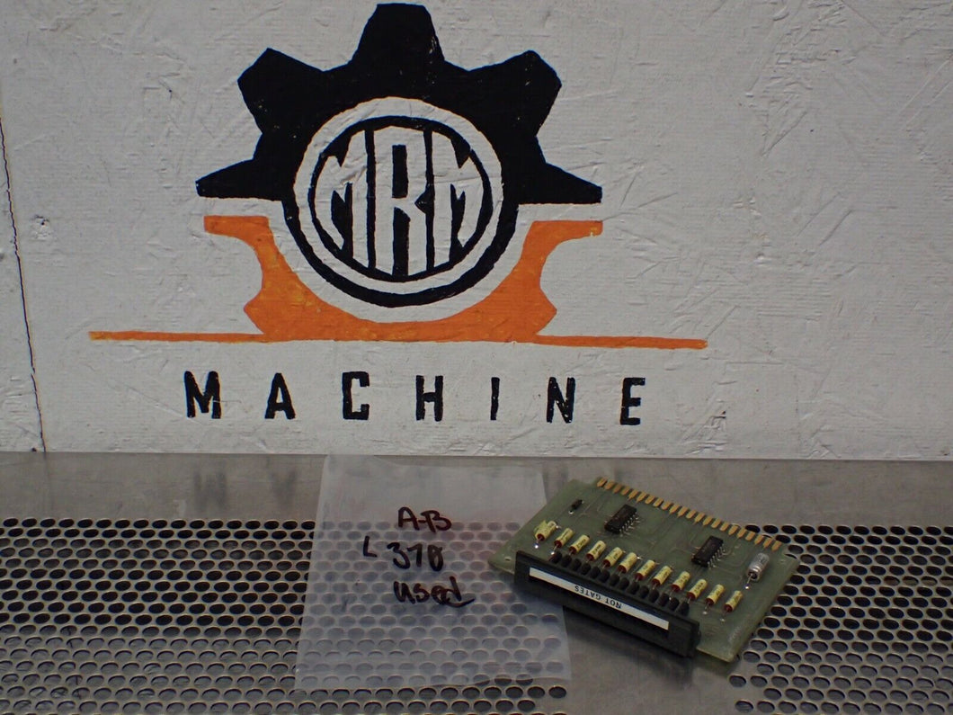 Allen Bradley L310 Ser C Not Gates Module Board Used With Warranty See All Pics