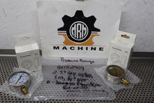 Load image into Gallery viewer, 98152419 2.5&quot; GLY SS/BR LM 1/4&quot; NPT Pressure Gauges 0-3000PSI New (Lot of 2)

