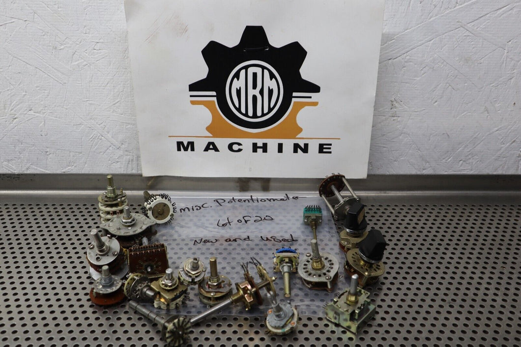 (Lot of 22) Miscellaneous Potentiometers New & Used With Warranty See All Pics