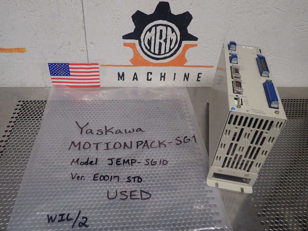 Yaskawa MOTIONPACK-SG1 Model JEMP-SG10 Drive Version E0017 STD Used W/ Warranty