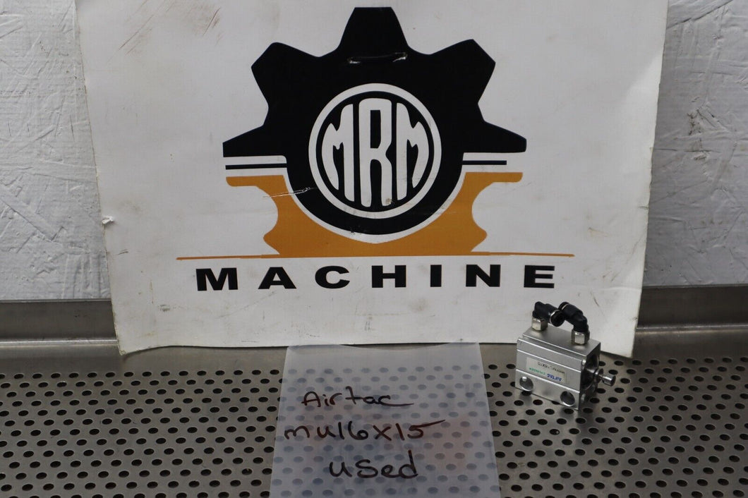 Airtac MU16X15 Cylinder Used With Warranty See All Pictures