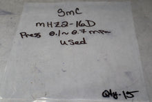 Load image into Gallery viewer, SMC MHZ2-16D Pneumatic Gripper Press. 0.1-0.7MPa Used Warranty See All Pictures
