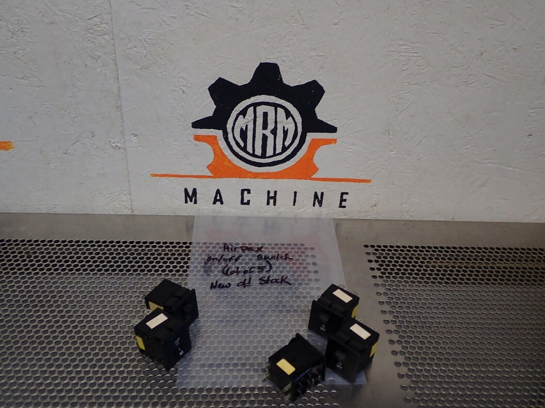Airpax On/Off Circuit Breaker Switches New Old Stock (Lot of 5) See All Pictures