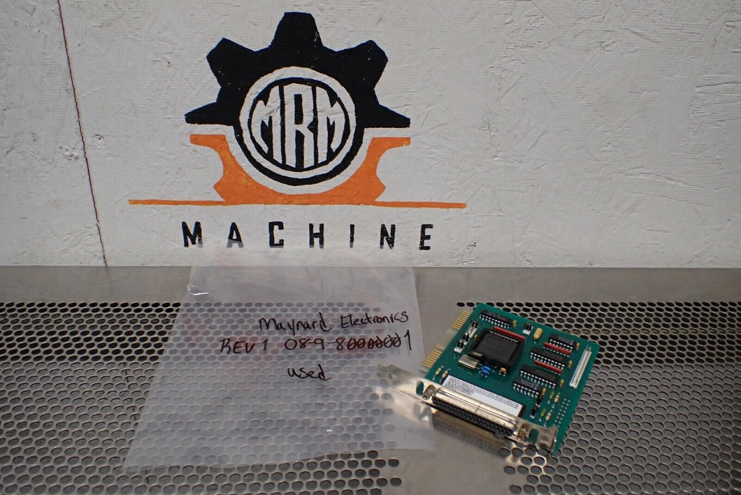 Maynard Electronics 08-9-80000001 Controller Board Used With Warranty See Pics