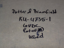 Load image into Gallery viewer, Potter &amp; Brumfield KU-4735-1 Relays 6VDC Coil Used With Warranty (Lot of 7)
