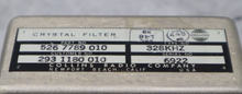 Load image into Gallery viewer, Collins Radio Company 5267789010 328KHZ Crystal Filters Used Warranty (Lot of 3)
