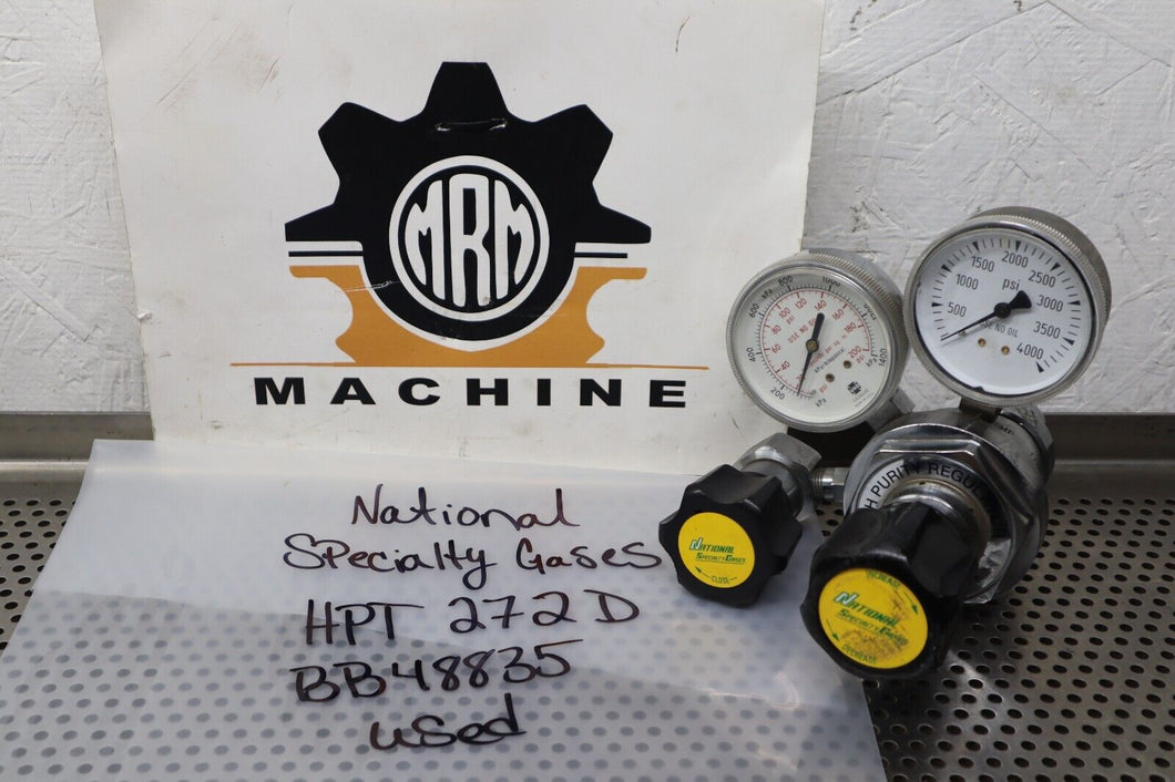 National Specialty Gases HPT272D BB48835 General Purpose Regulator Used
