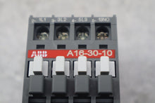 Load image into Gallery viewer, ABB A16-30-10 Contactor 110-120V 50/60Hz Coil &amp; TA25 DU Overload 2.8-4A Used
