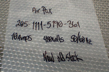 Load image into Gallery viewer, Airpax 205-1111-5190-361 Circuit Breaker 10A 480V 50/60Hz 3 Pole New No Box
