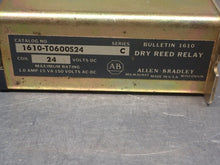 Load image into Gallery viewer, Allen Bradley 1610-T0600S24 Ser C Dry Reed Relay 24VDC Coil Used (Lot of 2)

