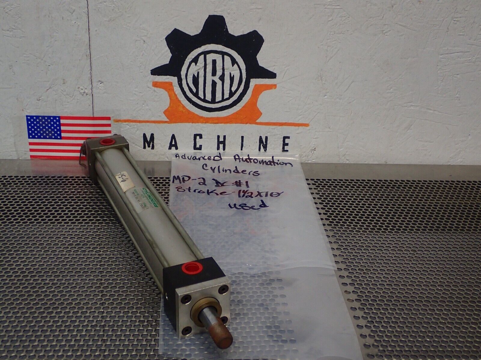 Advanced Automation Cylinders MP-2 DC #1 1-1/2 X 10 Stroke Used With W ...