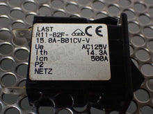 Load image into Gallery viewer, Airpax R11-62F-15.0A-B01CV-V Circuit Breakers 125V 50/60Hz New No Box Lot of 10
