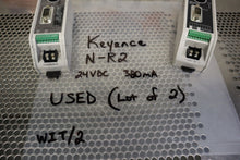 Load image into Gallery viewer, Keyence N-R2 Communication Units 24VDC 380mA Used With Warranty (Lot of 2)
