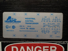 Load image into Gallery viewer, ACME TA-83222 2000VA 60Hz Industrial Control Transformer Used With Warranty
