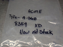 Load image into Gallery viewer, ACME Type A-360 8359 XD 1/2&quot; Regulator 400PSI 2-20 Range New Old Stock
