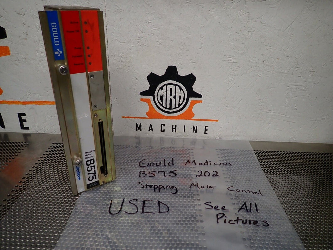 Gould B575 202 Stepping Motor Control Used With Warranty See All Pictures