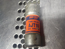 Load image into Gallery viewer, AMPTRAP AJT10 Time Delay Fuses 10A 600V New Old Stock (Lot of 3)
