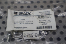 Load image into Gallery viewer, Brady 65666 Ball Valve Lockouts Small 9/32" NYLON New Old Stock (Lot of 2)
