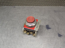 Load image into Gallery viewer, Allen Bradley 800T-B... Ser T Red Pushbutton With 800T-XA Ser D Block Used
