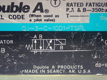 Load image into Gallery viewer, Double A QJ-3-C-10D1-TSPL Solenoid Valve 350bar 5000psi Used With Warranty

