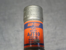 Load image into Gallery viewer, AMPTRAP AJT10 Time Delay Fuses 10A 600V New Old Stock (Lot of 3)
