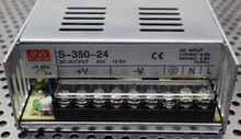 Load image into Gallery viewer, Mean Well S-350-24 Power Supply 115VAC 6.5A 230VAC 4.5A 24V Used With Warranty
