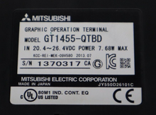 Load image into Gallery viewer, Mitsubishi GT1455-QTBD Graphic Operation Terminal IN 20.4-26.4VDC Used Warranty
