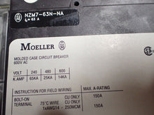 Load image into Gallery viewer, Moeller NZM7-63N-NA 63A 600VAC Circuit Breaker Used With Warranty See All Pics
