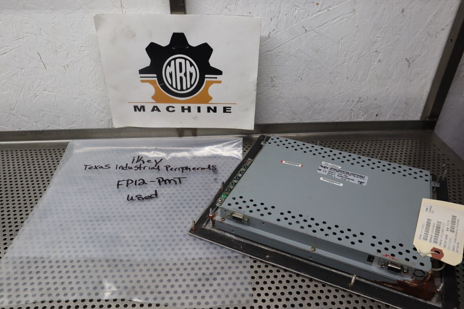 TEXAS INDUSTRIAL PERIPHERALS Model FP12-PMT Interface Used Warranty Se ...