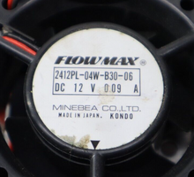 Load image into Gallery viewer, MINEBEA Co. FLOWMAX 2412PL-04W-B30-06 DC12V 0.09A Fans New Old Stock (Lot of 5)
