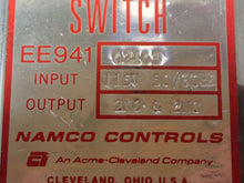 Load image into Gallery viewer, Namco EE941-02103 MARK III R Proximity Switch 115V 50/60Hz 2NO &amp; 2NC Used
