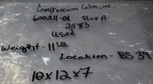 Load image into Gallery viewer, Compression Labs, Inc. 600211-01 Rev A 2583 MPI-CG B-1055-CA Used See All Pics

