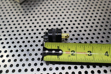 Load image into Gallery viewer, Bryant 7465N 15A 125V 2-Pole 2 Wire Black Midget Locking Plugs New (Lot of 16)
