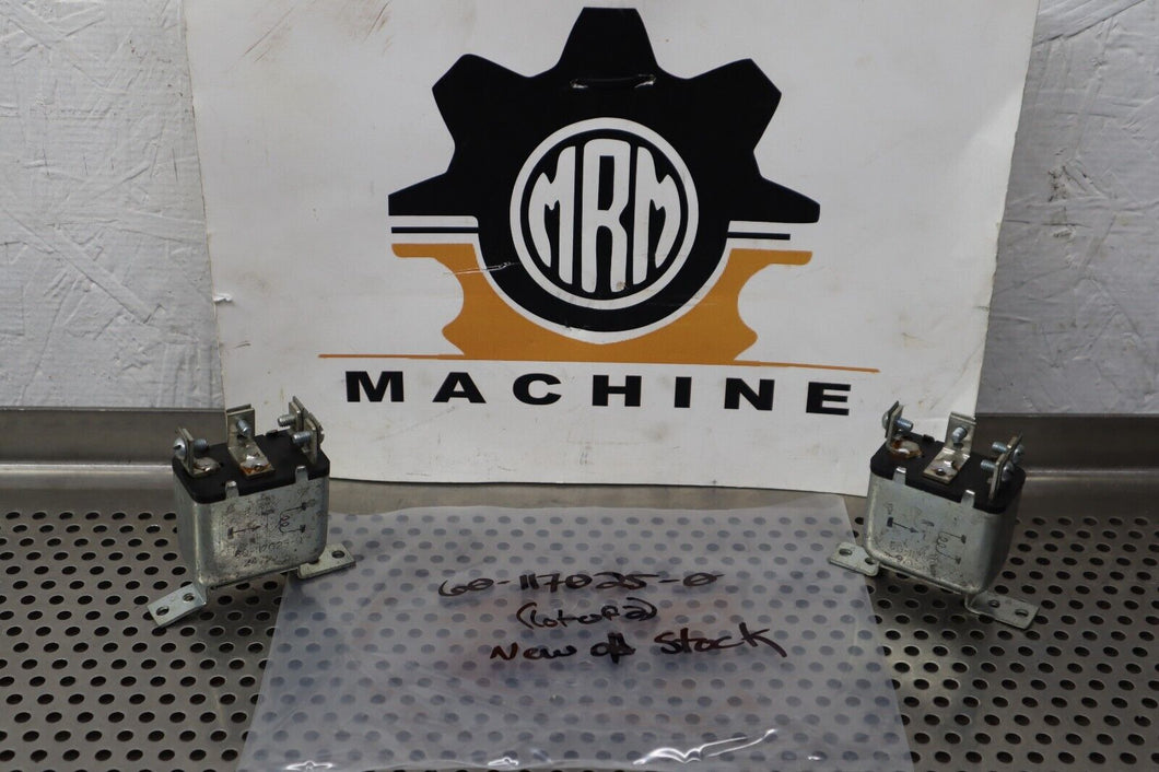 60-117025-0 Power Relay/Contactor New Old Stock (Lot of 2) See All Pictures