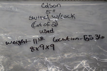 Load image into Gallery viewer, COLSEN 5&quot; Casters Swivel W/ Lock Used With Warranty (Lot of 2) See All Pictures
