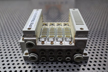 Load image into Gallery viewer, SMC VV5Q21-04C6FU3-N 4-Port Manifold Block Used With Warranty See All Pictures
