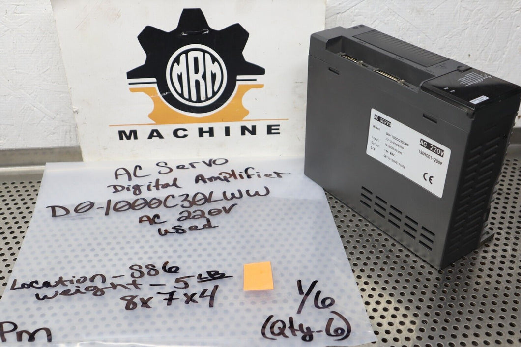 AC SERVO Digital Amplifier D0-1000C30LWN AC 220V Used With Warranty See All Pics