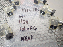 Load image into Gallery viewer, Solenoid Coil Connectors 110VAC/DC 6A 110V New Old Stock (Lot of 6)
