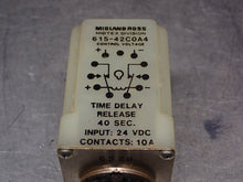 Load image into Gallery viewer, Midland Ross 615-42C0A4 Relay 24VDC 11-Pin Used With Warranty
