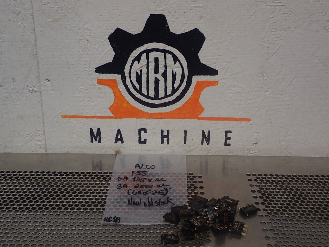 ALCO F55 Snap Switches 5A 125VAC 3A 250VAC New Old Stock (Lot of 25)