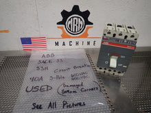 Load image into Gallery viewer, ABB SACE S3 S3H Circuit Breaker 40A  3 Pole 600VAC 600VDC (Slight Bottom Damage)
