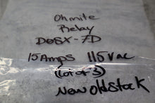 Load image into Gallery viewer, Ohmite DOSX-7T Relay 15A 115VAC New Old Stock (Lot of 3)
