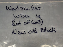 Load image into Gallery viewer, Weidmuller WDU 6 Terminal Blocks New Old Stock (Lot of 60)
