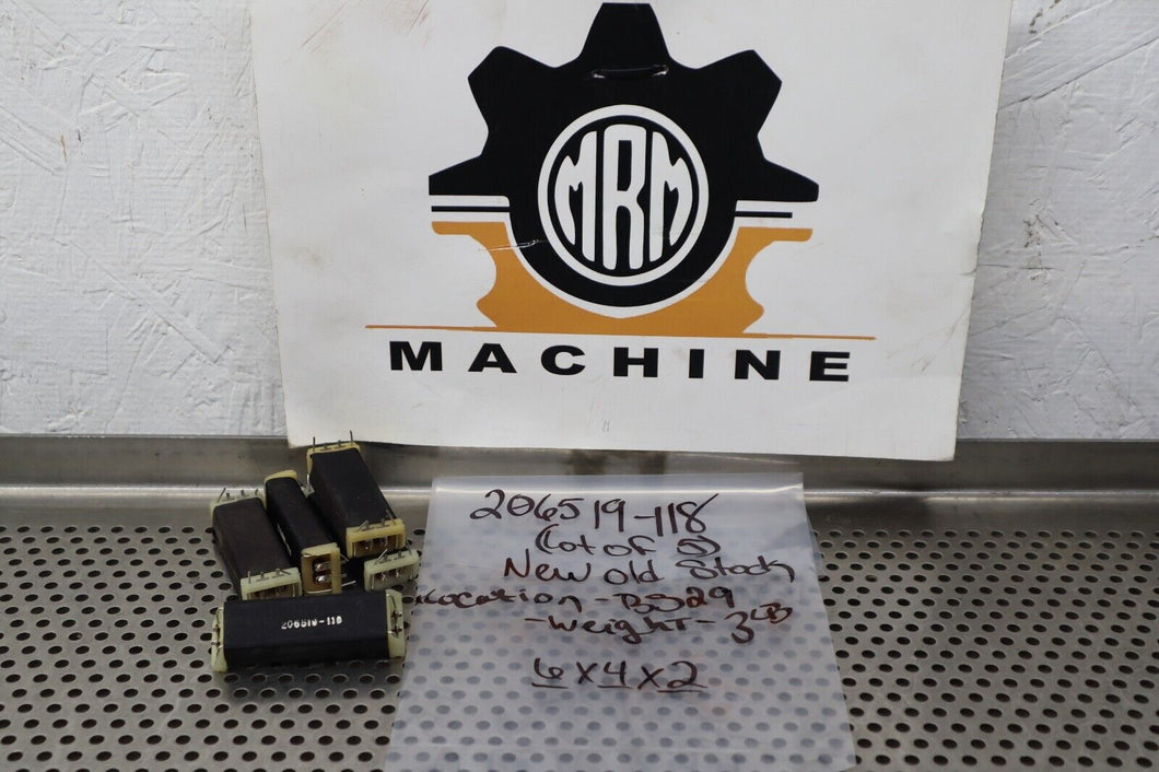 206519-118 Relays New Old Stock (Lot of 5) See All Pictures