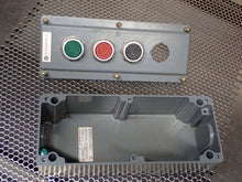 Load image into Gallery viewer, Allen Bradley 800T-4TZ Ser T Enclosure W/ (3) 800T-A... Ser T Pushbuttons Used
